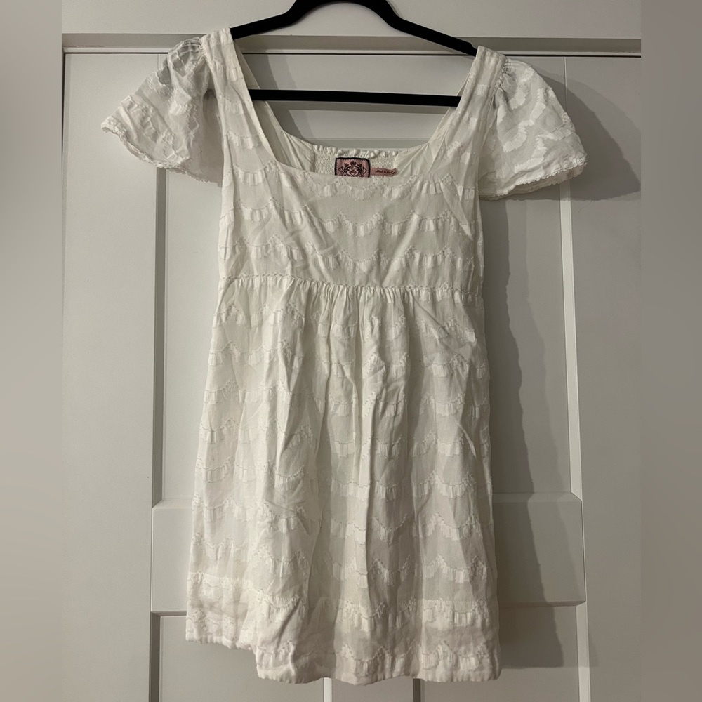 Juicy Couture White Tunic Top, S